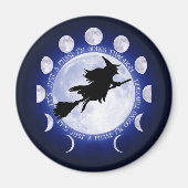 Witch Moon Phase magnet (Voorkant)