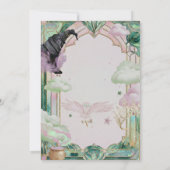 Witch Musical Birthday Invitation Magical Canva Kaart (Achterkant)