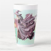 Witch Night betoverende Halloween Witch Latte Mok (Voorkant)