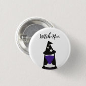 Witch Nun Pin Ronde Button 3,2 Cm (Voorkant /achterkant)