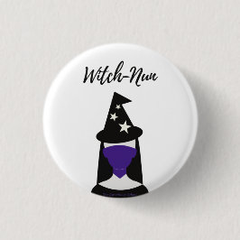Witch Nun Pin Ronde Button 3,2 Cm