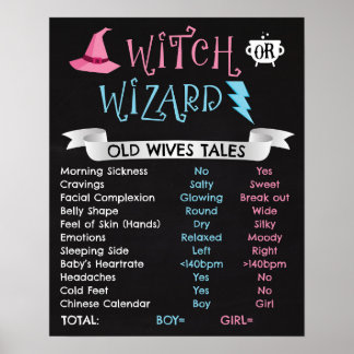 Witch of Wizard Old Wives Tales Poster