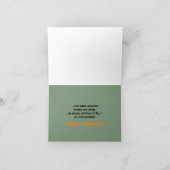 Witch on a Broom Humorous Kaart (Binnen)