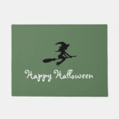 Witch on Broomstick, Happy Halloween Deurmat (Voorkant)