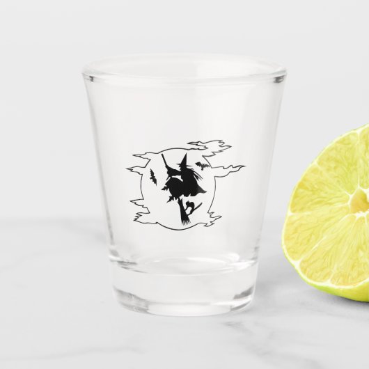 WITCH ON SHOT GLASS GLAS (Voorkant)