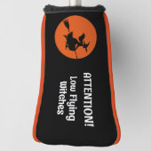 Witch op Broom Golfheadcover (Draai 90)
