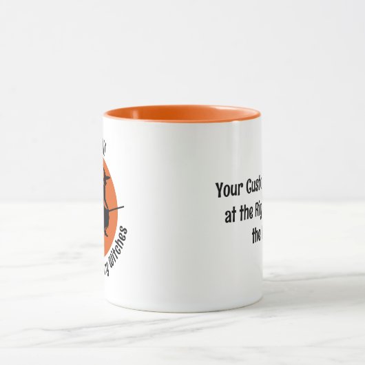 Witch op Broom Mok (Midden)