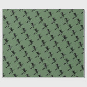 Witch op Broomstick Cadeaupapier (Vlak)