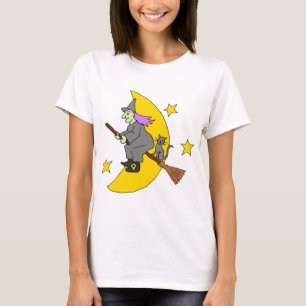 Witch op Broomstick T-shirt