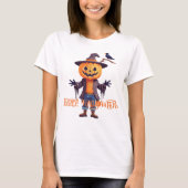 Witch op Broomstick T-shirt (Voorkant)
