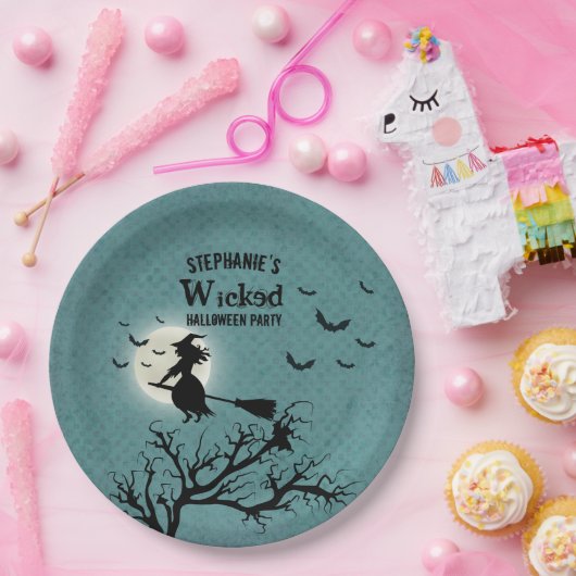 Witch Papieren Bordje (Feest)