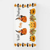 Witch Parking only Halloween Jack O Lantern Spooky Spandoek (Verticaal)