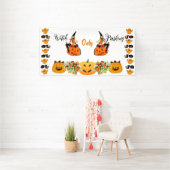 Witch Parking only Halloween Jack O Lantern Spooky Spandoek (Insitu)