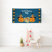 Witch Parking only Halloween Pumpkins Ghost Spooky Spandoek (Insitu)