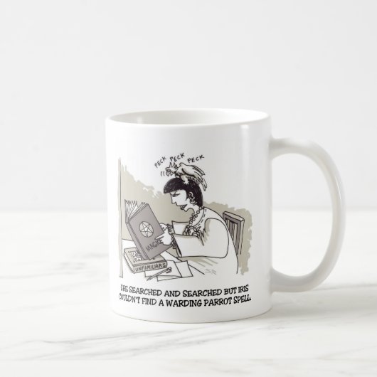 Witch Parrot left hand mug Koffiemok (Rechts)