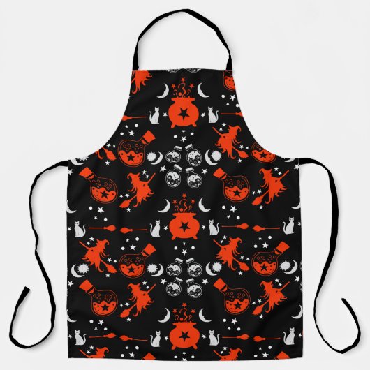 Witch Party Night Gift Decor Schort (Voorkant)