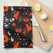 Witch Party Night Gift Decor Theedoek (Quarter Fold)