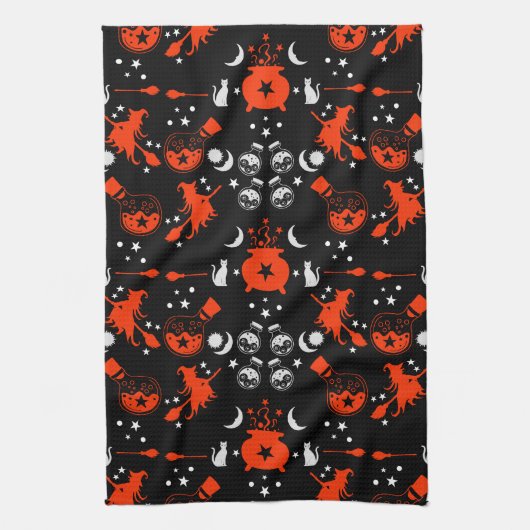 Witch Party Night Gift Decor Theedoek (Verticaal)