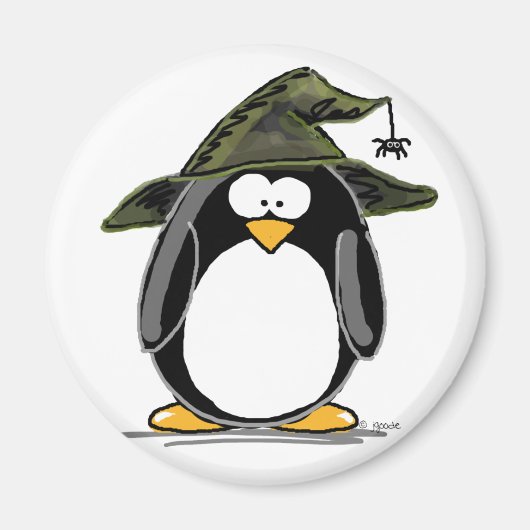 Witch Penguin Magneet (Voorkant)