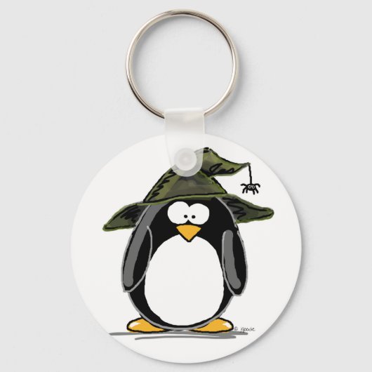 Witch Penguin Sleutelhanger (Voorkant)