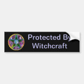 Witch Pentagram Bumpersticker (Voorkant)