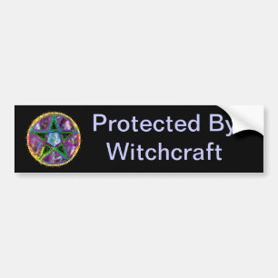 Witch Pentagram Bumpersticker