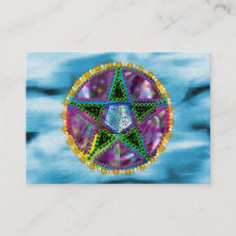 Witch Pentagram Visitekaartje