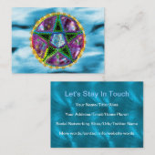 Witch Pentagram Visitekaartje (Voorkant / Achterkant)