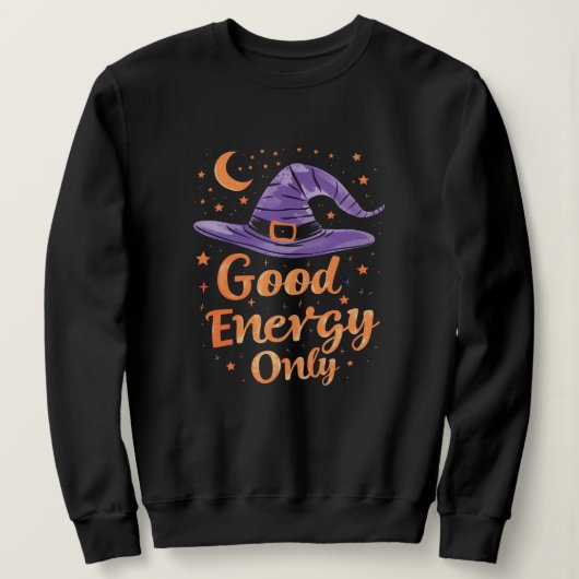 Witch Pet Affirmatie Halloween Sweatshirt (Design voorkant)
