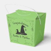Witch Pet Baby shower Halloween Bedankdoosjes (Achterkant)