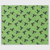 Witch Pet Baby shower Halloween Cadeaupapier (Vlak)