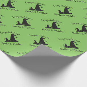Witch Pet Baby shower Halloween Cadeaupapier