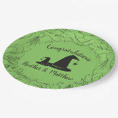 Witch Pet Baby shower Halloween Papieren Bordje (Gekanteld)