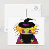 Witch Pet Briefkaart (Voorkant / Achterkant)