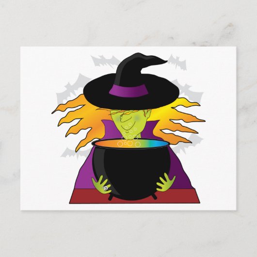 Witch Pet Briefkaart (Voorkant)