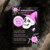Witch Pet Bubblegum Skellies Halloween Party Kaart
