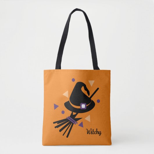 Witch Pet Confetti Witchy Tote Bag (Voorkant)