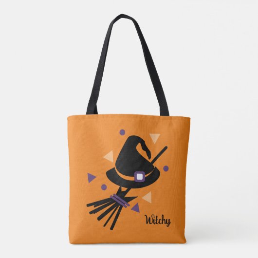 Witch Pet Confetti Witchy Tote Bag (Achterkant)