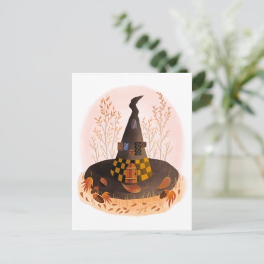 Witch Pet Cottage Briefkaart (Staand voorkant)