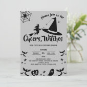 Witch Pet Custome Adult Halloween Party Kaart (Staand voorkant)