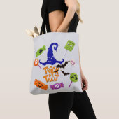 Witch Pet Design Halloween Trick or treat Snoep Tote Bag (Dichtbij)