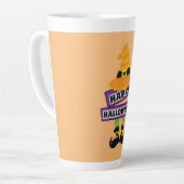 Witch Pet en Feet Halloween Latte Mok (Linkerhoek)