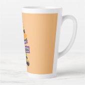 Witch Pet en Feet Halloween Latte Mok (Rechts)