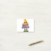 Witch Pet en Feet Halloween Post-it® Notes (Op bureau)