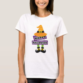 Witch Pet en Feet Halloween T-shirt
