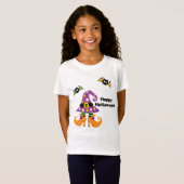 Witch Pet en Feet Halloween T-shirt (Voorkant volledig)