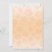 Witch Pet, en Haunted House, Halloween Baby shower Kaart (Achterkant)