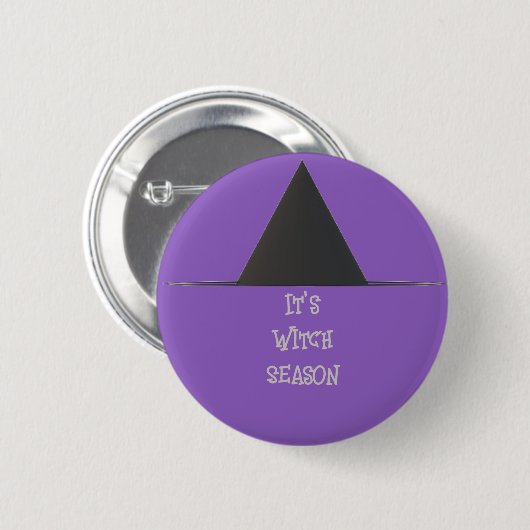 Witch Pet Halloween Button (Voorkant /achterkant)