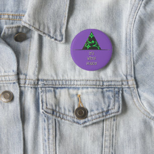 Witch Pet Halloween Button