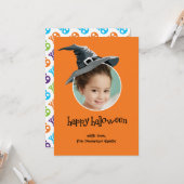 Witch Pet Halloween-fotokaart Kaart (Voorkant / Achterkant in situ)